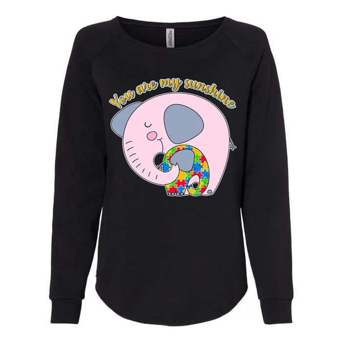 You Are My Sunshine Autism Awareness Womens California Wash Sweatshirt