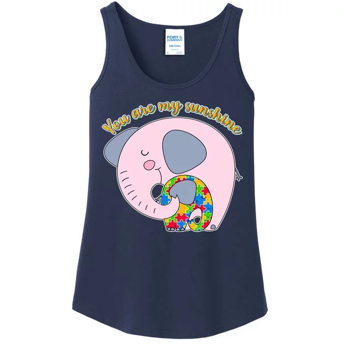 You Are My Sunshine Autism Awareness Ladies Essential Tank