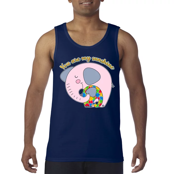 You Are My Sunshine Autism Awareness Tank Top