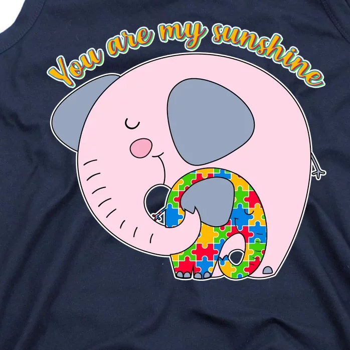 You Are My Sunshine Autism Awareness Tank Top