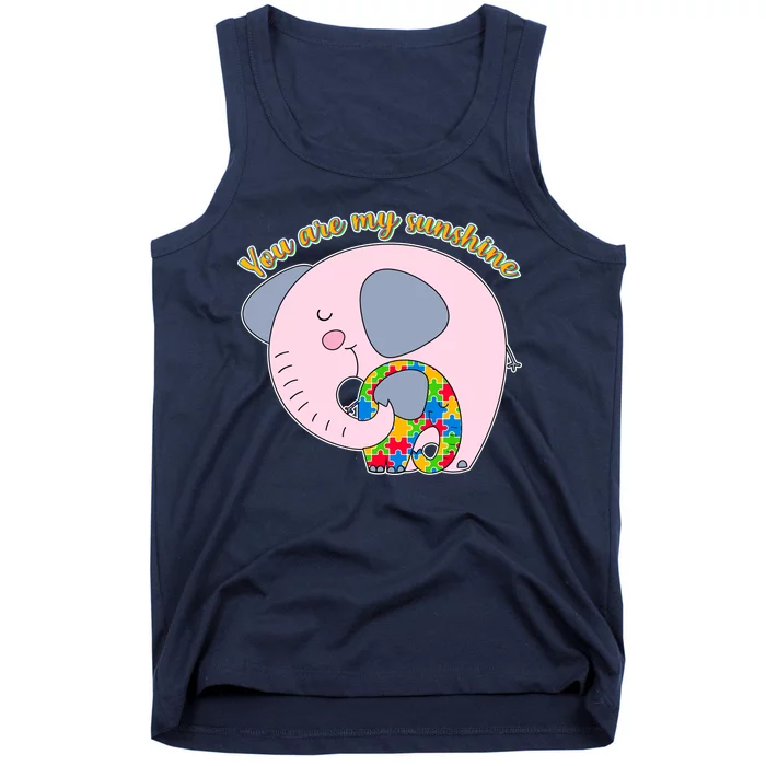 You Are My Sunshine Autism Awareness Tank Top