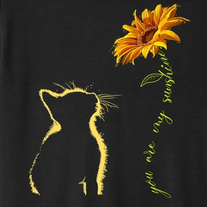 You Are My Sunshine Cat Sunflower ChromaSoft Performance T-Shirt