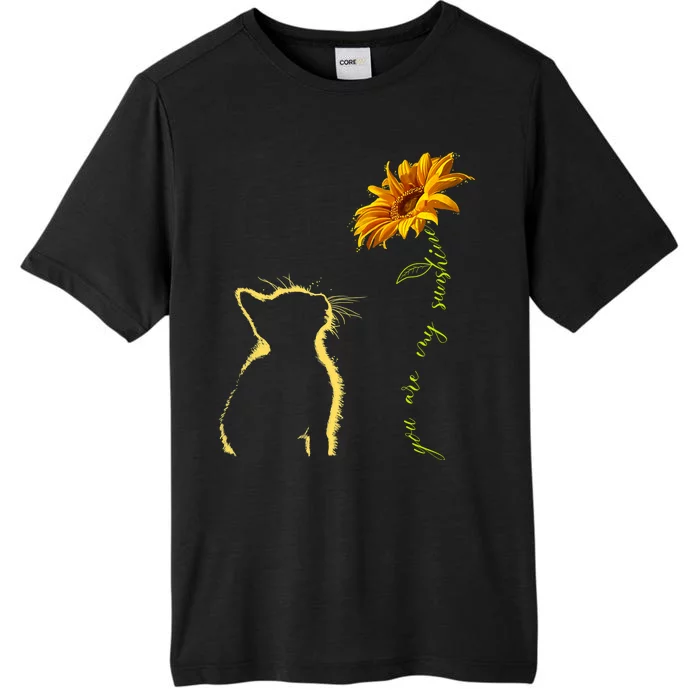 You Are My Sunshine Cat Sunflower ChromaSoft Performance T-Shirt