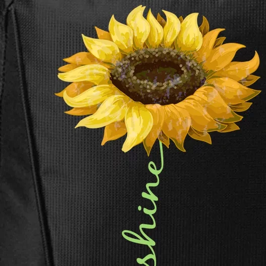 You Are My Sunshine Hippie Sunflower City Backpack