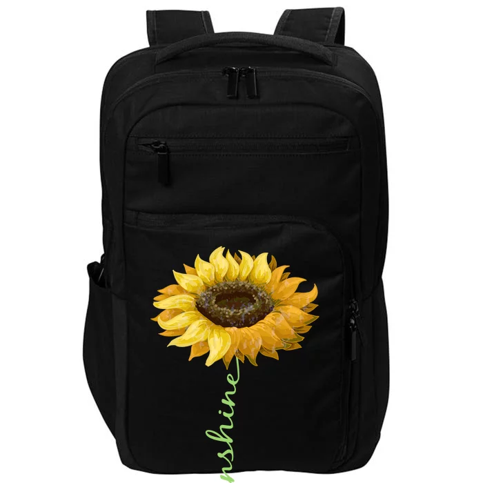 You Are My Sunshine Hippie Sunflower Impact Tech Backpack