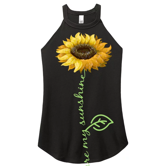 You Are My Sunshine Hippie Sunflower Women’s Perfect Tri Rocker Tank