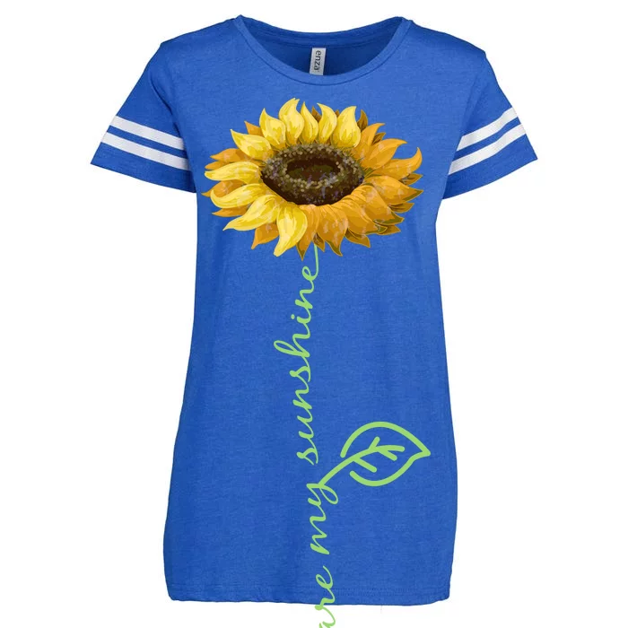 You Are My Sunshine Hippie Sunflower Enza Ladies Jersey Football T-Shirt