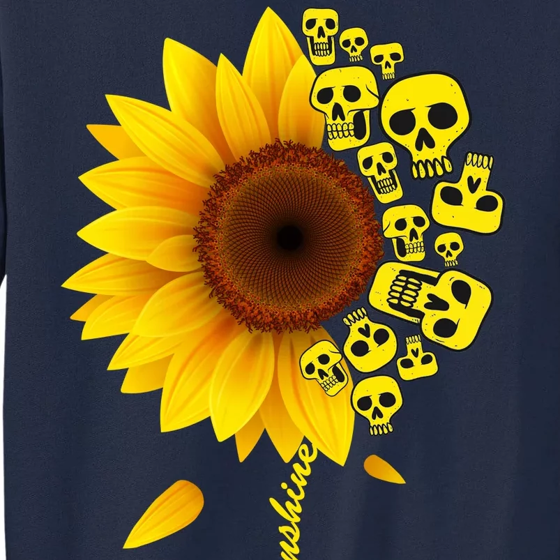 You Are My Sunshine Sunflower Skulls Tall Sweatshirt