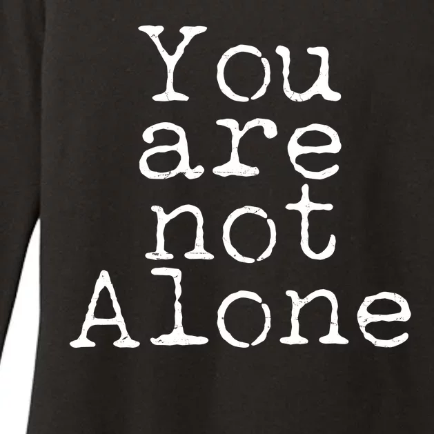 You Are Not Alone Womens CVC Long Sleeve Shirt