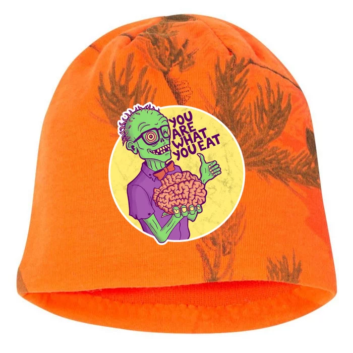 You Are What You Eat Zombie Nerd Brains Kati - Camo Knit Beanie