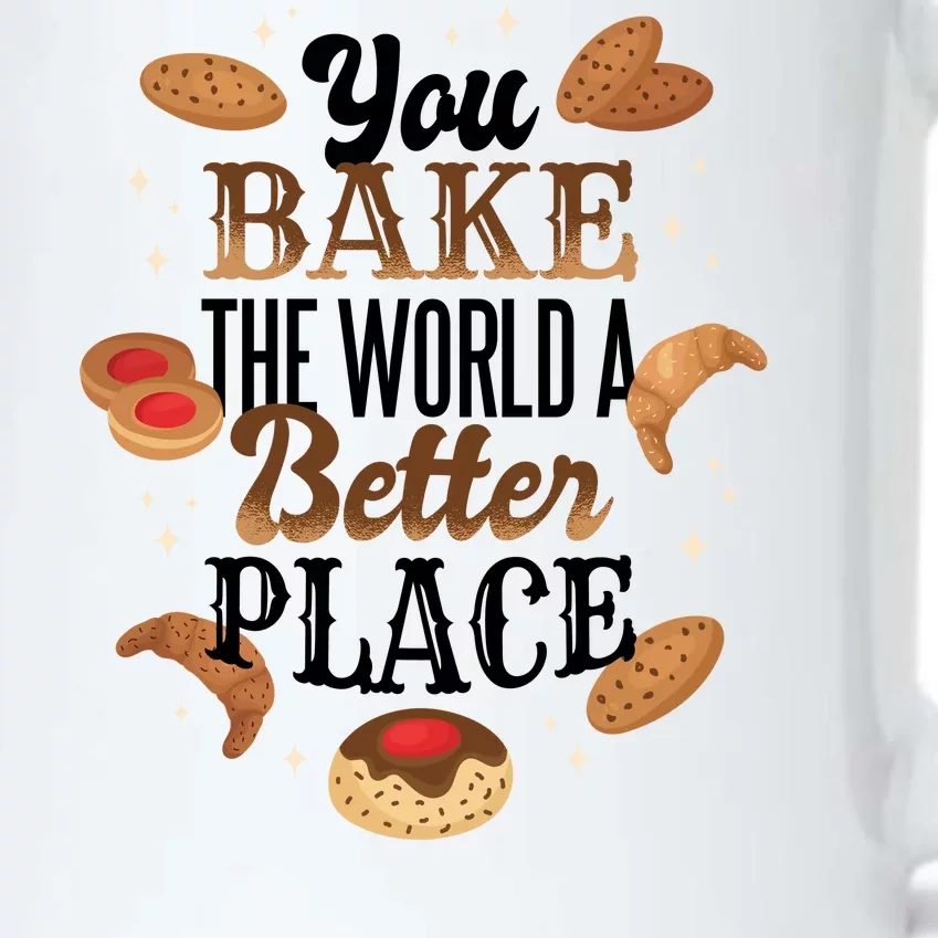 You Bake The World A Better Place Black Color Changing Mug