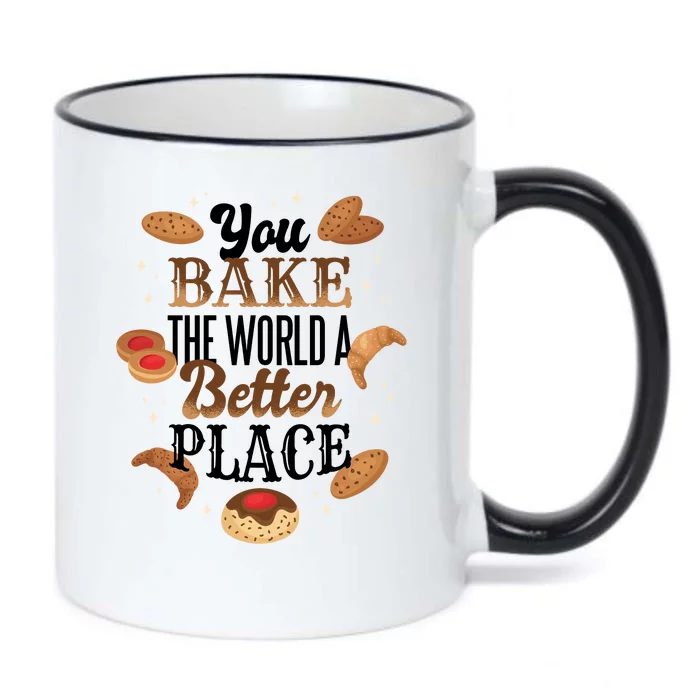 You Bake The World A Better Place Black Color Changing Mug