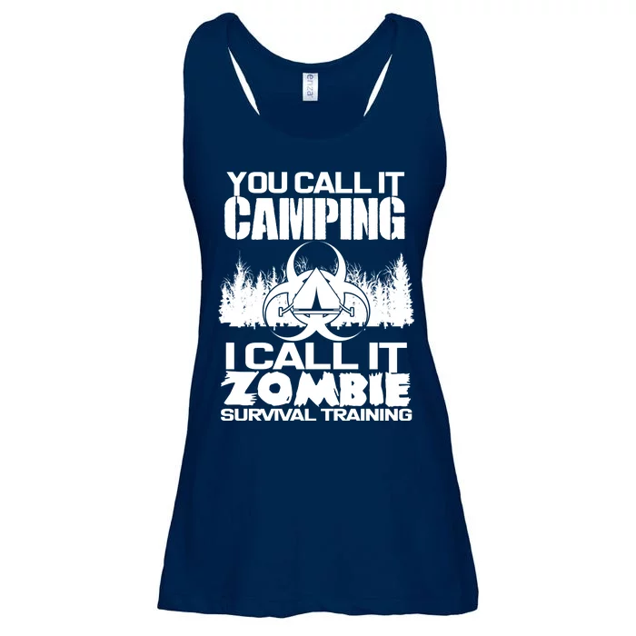 You Call It Camping I Call it Zombie Survival Training Ladies Essential Flowy Tank