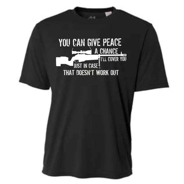 You Can Give Peace A Chance Cooling Performance Crew T-Shirt