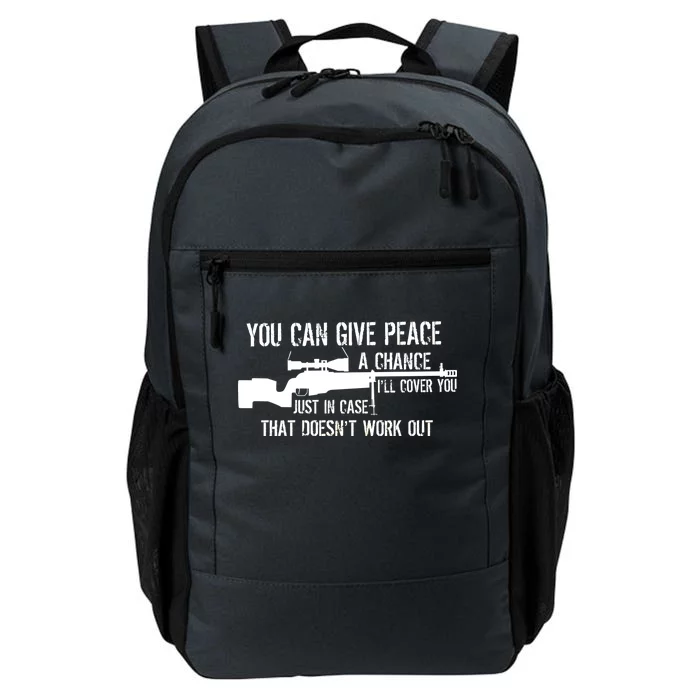 You Can Give Peace A Chance Daily Commute Backpack