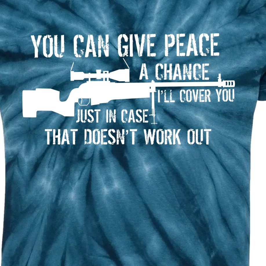 You Can Give Peace A Chance Kids Tie-Dye T-Shirt