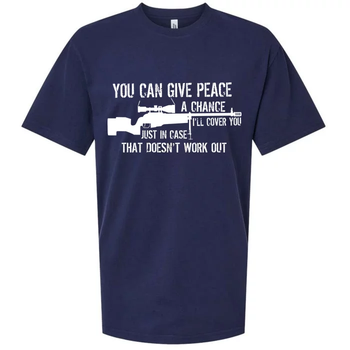 You Can Give Peace A Chance Sueded Cloud Jersey T-Shirt