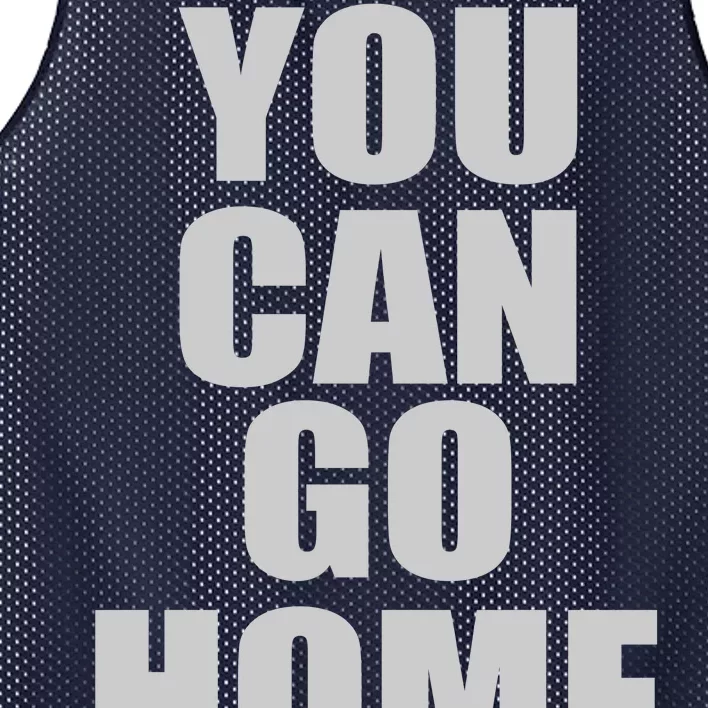 You Can Go Home Now Work Out Training Sweat Mesh Reversible Basketball Jersey Tank