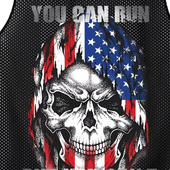 You Can Run But You Can't Hide Mesh Reversible Basketball Jersey Tank