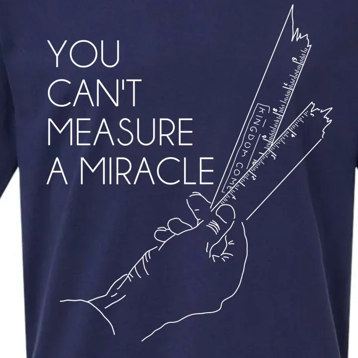 You Can't Measure A Miracle Funny Meme Sueded Cloud Jersey T-Shirt