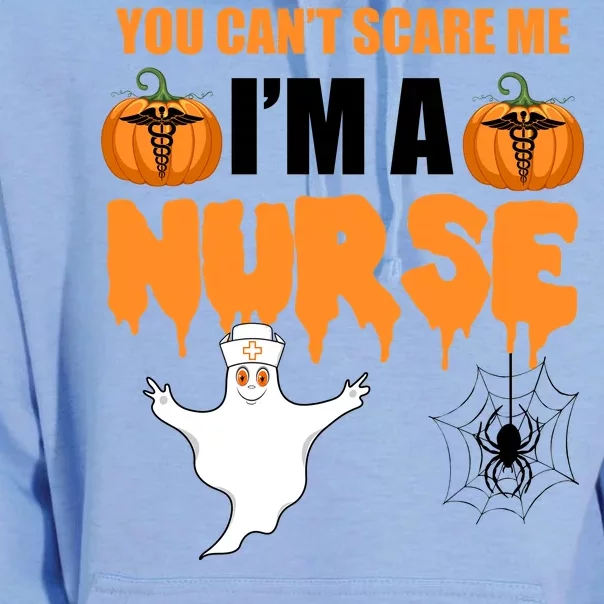 You Can't Scare Me I'm A Nurse Halloween Unisex Surf Hoodie