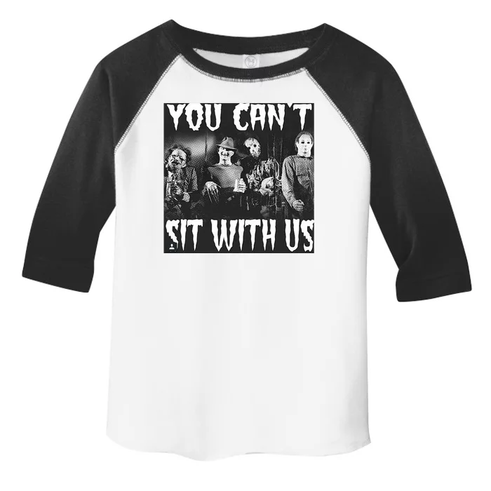 You Can't Sit With Us Classic Horror Villains Toddler Fine Jersey T-Shirt