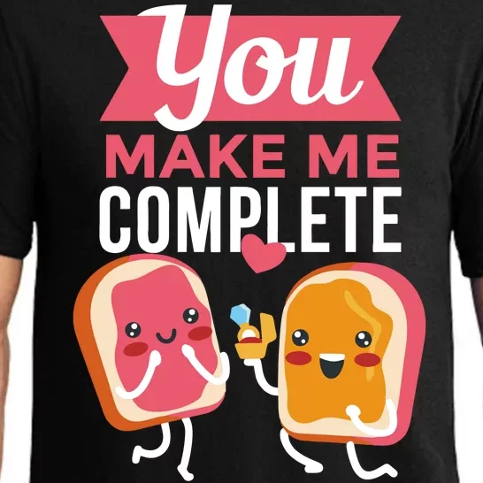 You Complete Me Peanut Butter Jelly Pajama Set