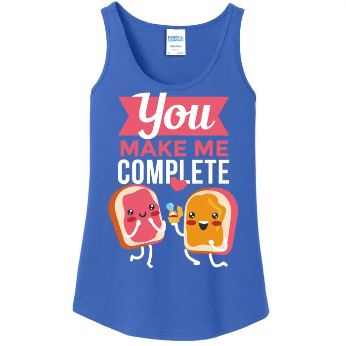 You Complete Me Peanut Butter Jelly Ladies Essential Tank