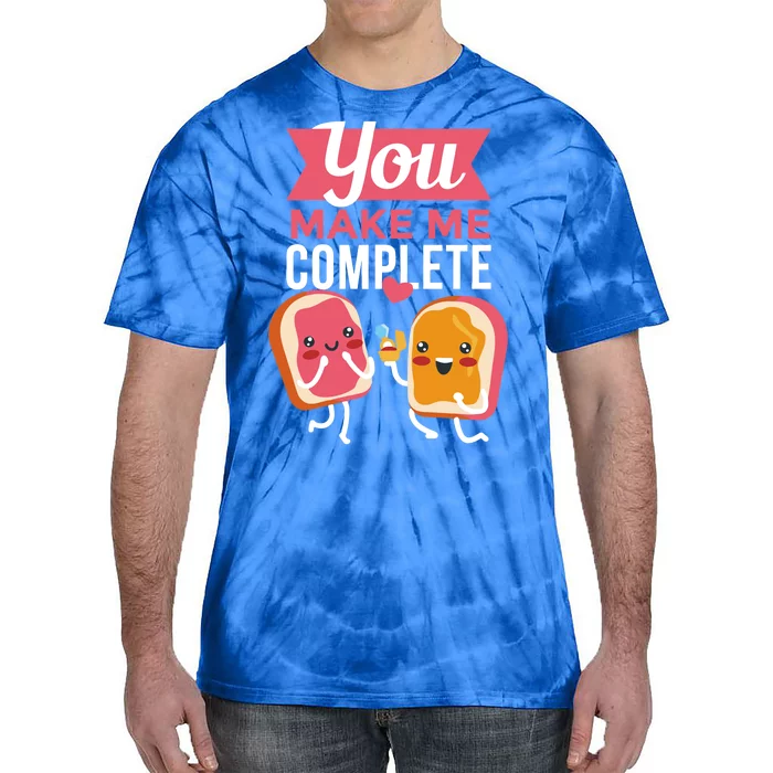 You Complete Me Peanut Butter Jelly Tie-Dye T-Shirt