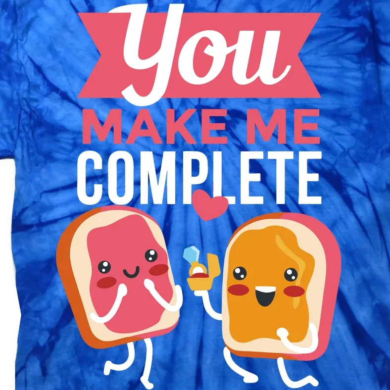 You Complete Me Peanut Butter Jelly Tie-Dye T-Shirt