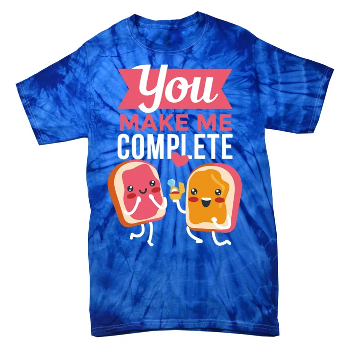 You Complete Me Peanut Butter Jelly Tie-Dye T-Shirt