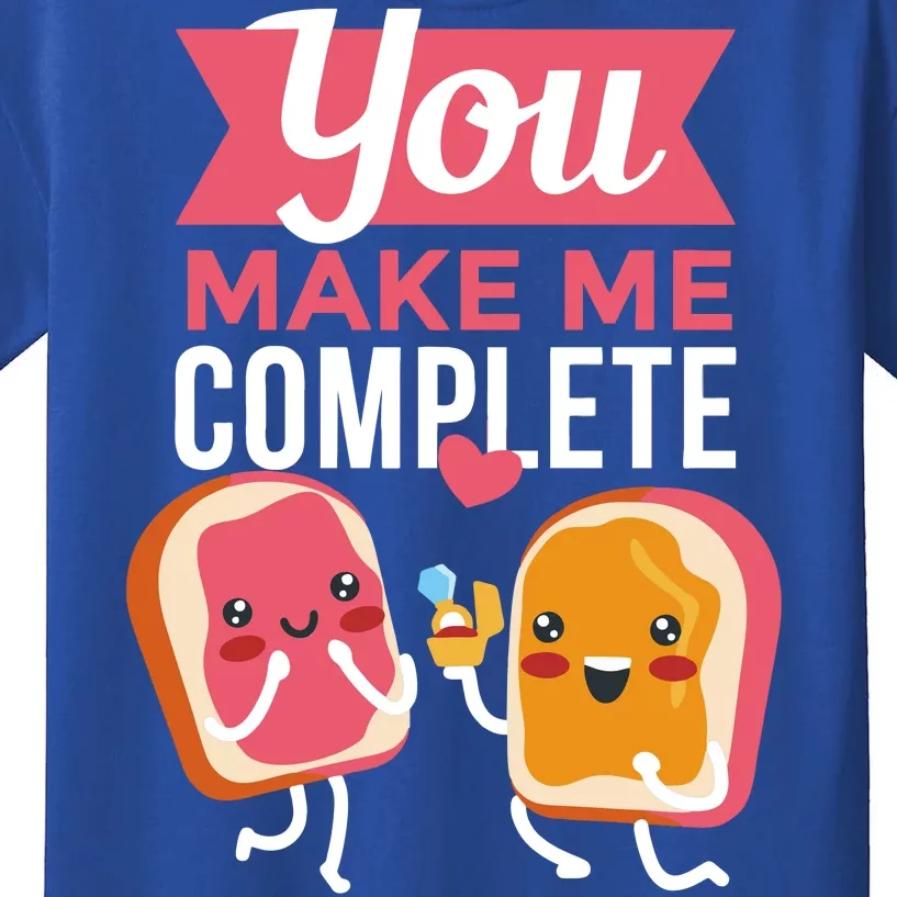 You Complete Me Peanut Butter Jelly Kids T-Shirt