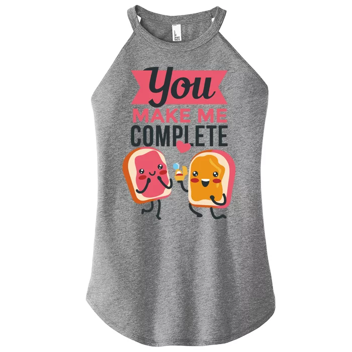 You Complete Me Peanut Butter Jelly Women’s Perfect Tri Rocker Tank