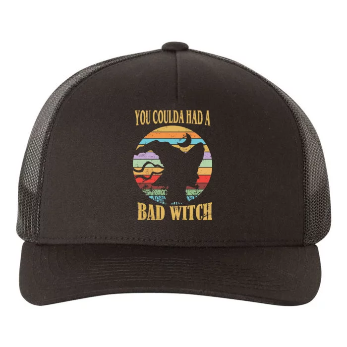 You Coulda Had A Bad Witch Halloween Yupoong Adult 5-Panel Trucker Hat