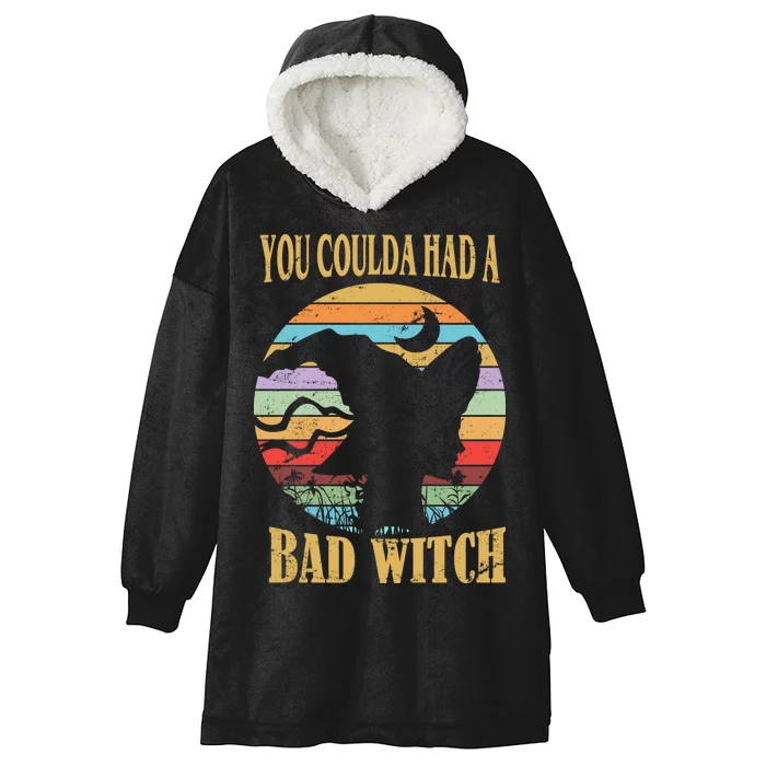 You Coulda Had A Bad Witch Halloween Hooded Wearable Blanket