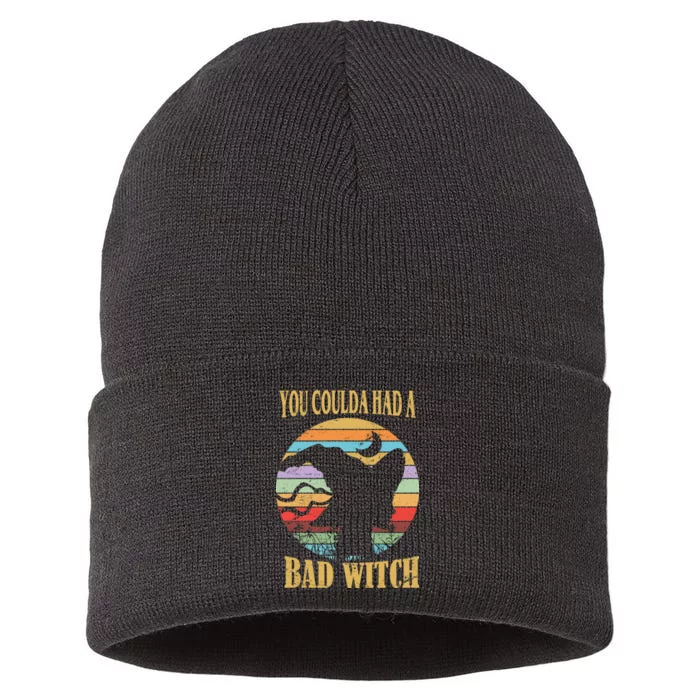 You Coulda Had A Bad Witch Halloween Sustainable Knit Beanie