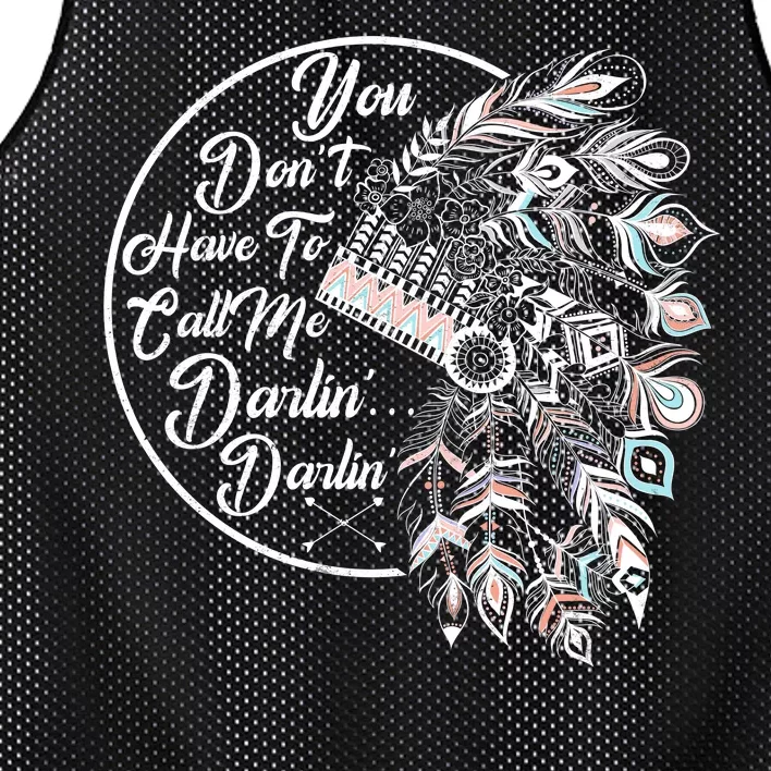 You Don't Have To Call Me Darlin Mesh Reversible Basketball Jersey Tank