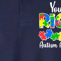 You Fit Right In Autism Awareness Softstyle Adult Sport Polo