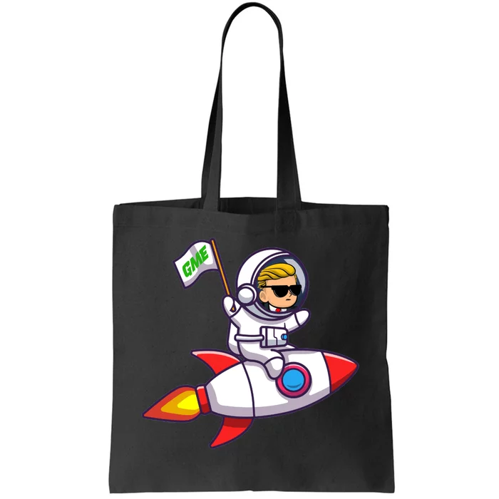 You GME Stonk To The Moon WSB Stock Market Tote Bag