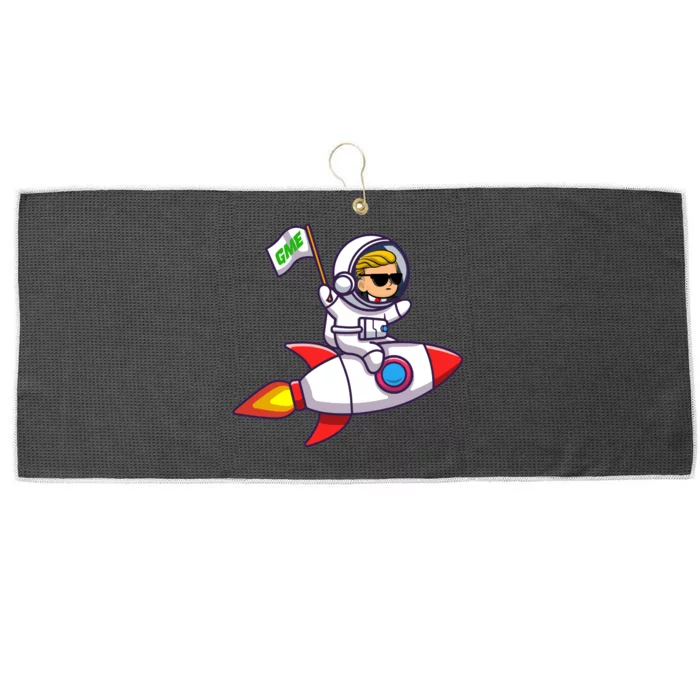 You GME Stonk To The Moon WSB Stock Market Large Microfiber Waffle Golf Towel