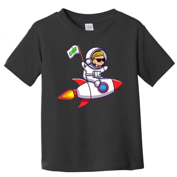 You GME Stonk To The Moon WSB Stock Market Toddler T-Shirt