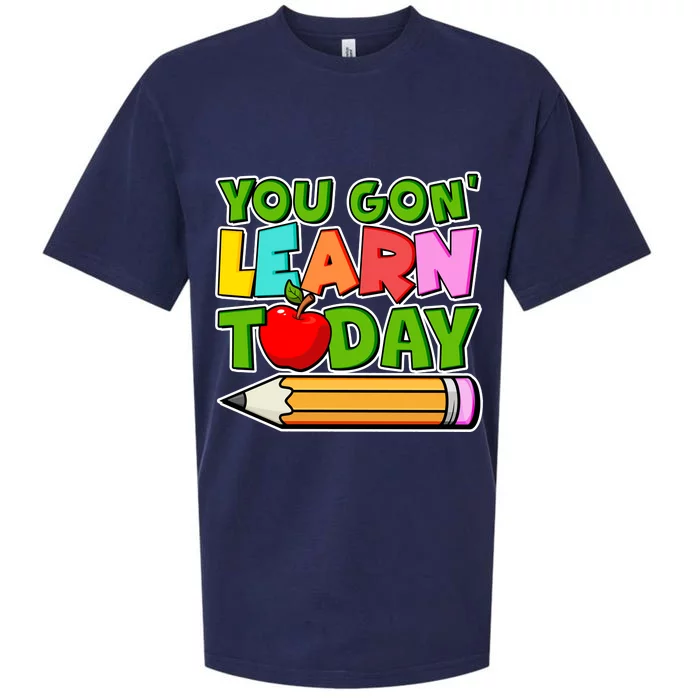 You Gon' Learn Today School Teacher Sueded Cloud Jersey T-Shirt