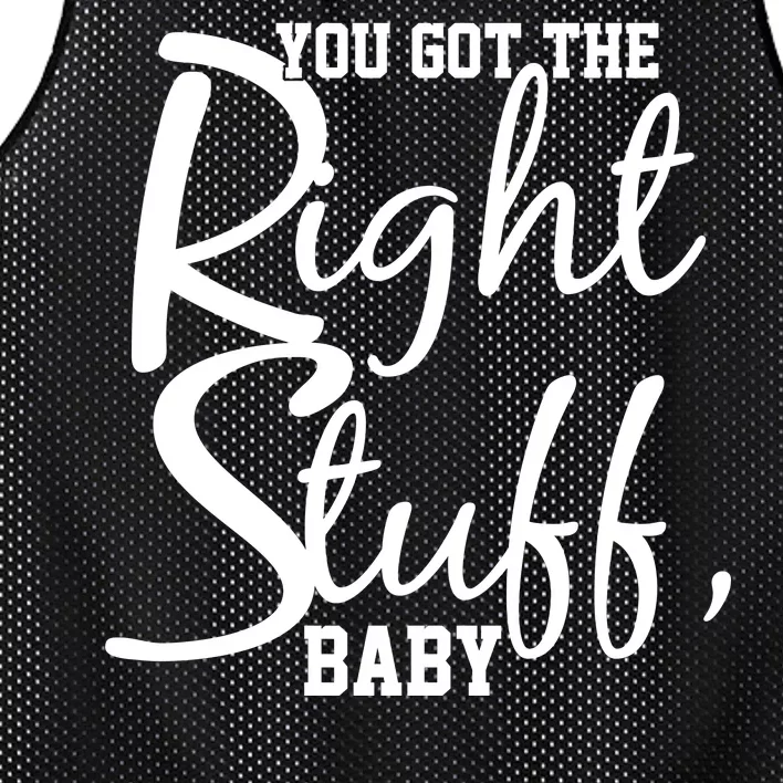 You Got The Right Stuff Baby Mesh Reversible Basketball Jersey Tank