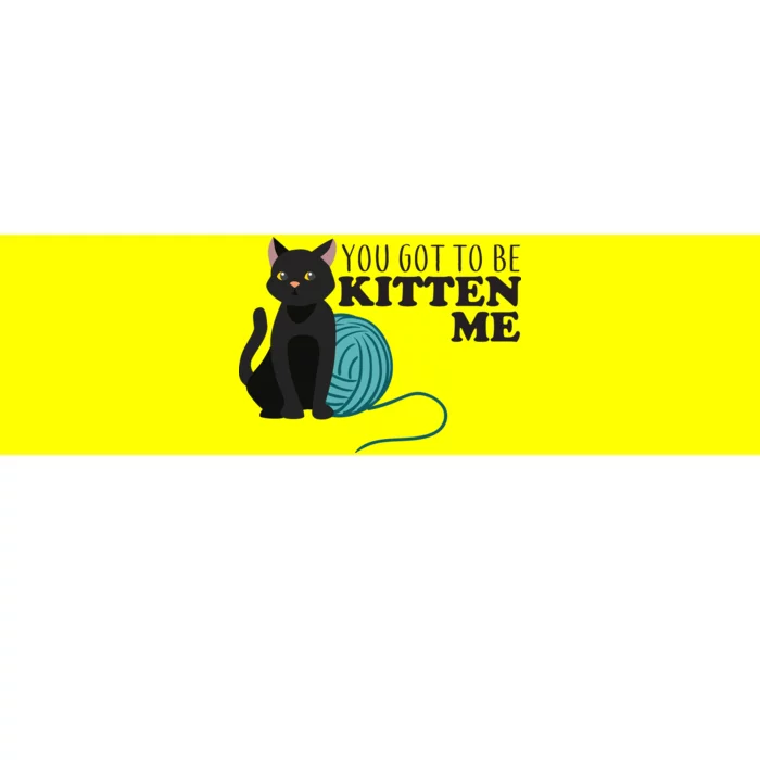 You Got To Be Kitten Me Bumper Sticker