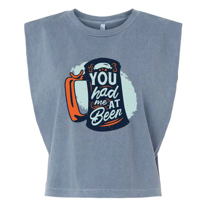 You Had Me At Beer Garment-Dyed Women's Muscle Tee