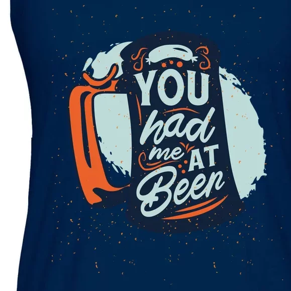 You Had Me At Beer Ladies Essential Flowy Tank