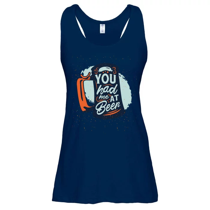 You Had Me At Beer Ladies Essential Flowy Tank