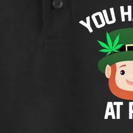 You Had Me At Pot Funny St Patricks Day Weed Dry Zone Grid Performance Polo