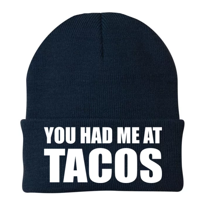 You Had Me At Tacos Knit Cap Winter Beanie