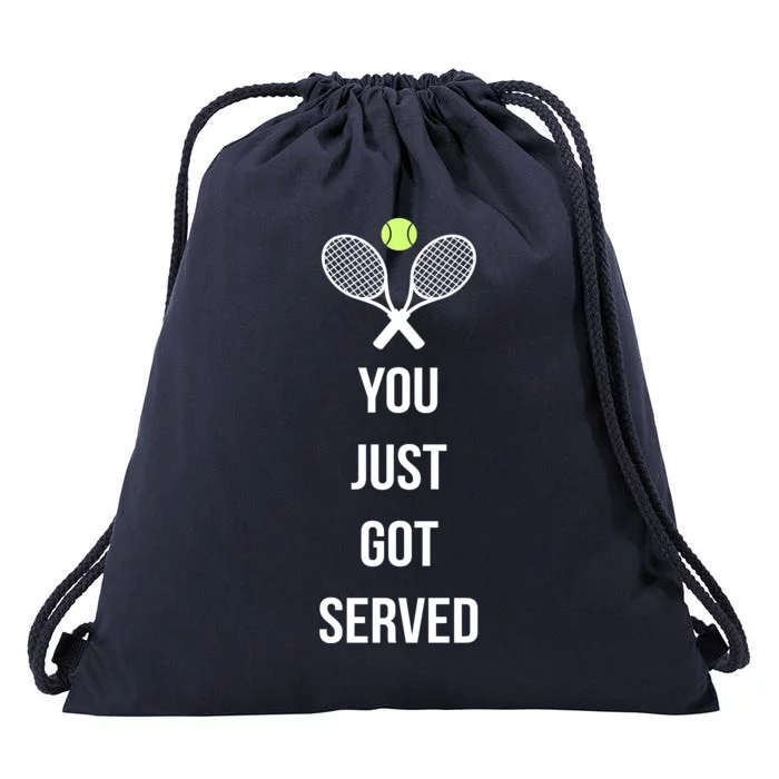 You Just Got Served Drawstring Bag